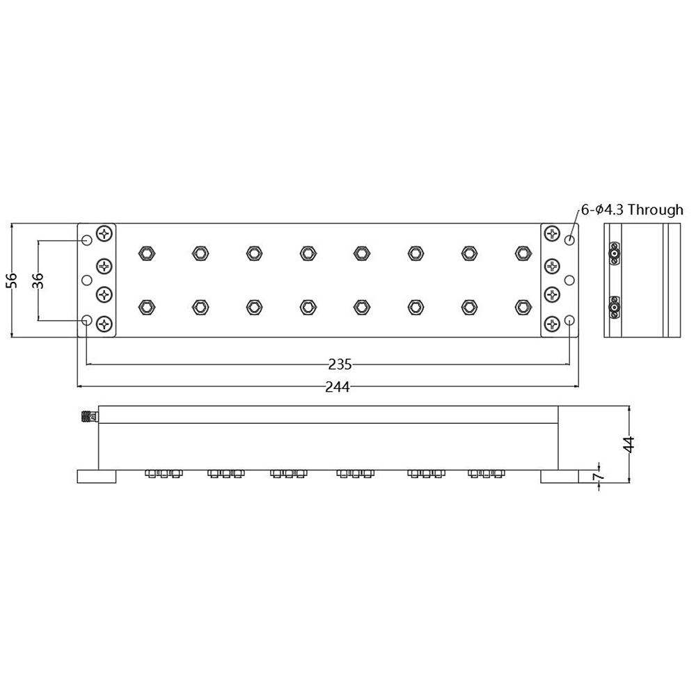 HS-Notch Filter With SMAF(DC-7G,Notch Band 2.4-2.5G,Rejection 50dB)_Web1